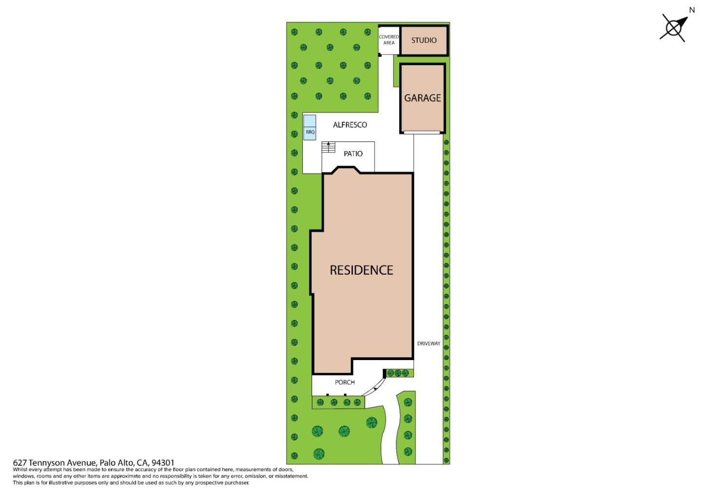 627 Tennyson Ave PALO ALTO, CA 94301