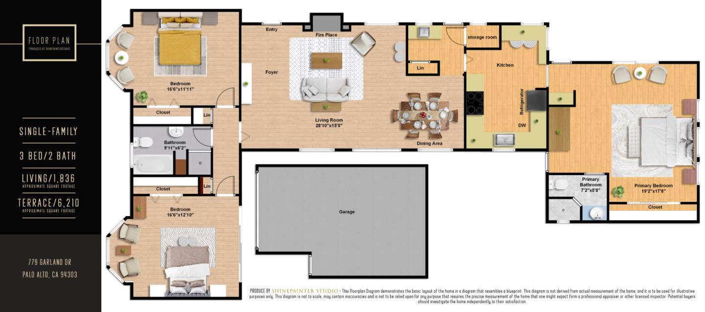 779 Garland Dr PALO ALTO, CA 94303